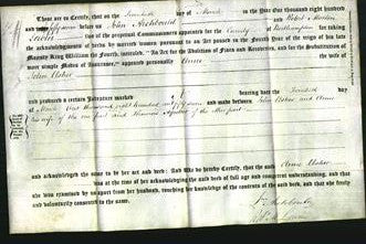 Deed by Married Women - Anne Usher-Original Ancestry