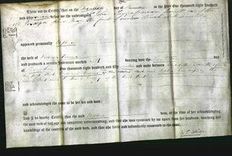 Deed by Married Women - Sophia Vinner-Original Ancestry