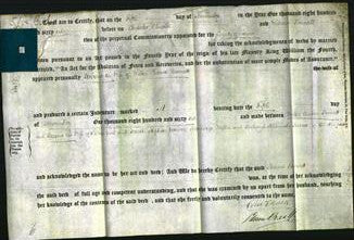 Deed by Married Women - Rosina Bennett-Original Ancestry