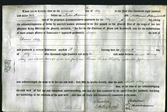 Deed by Married Women - Sarah May-Original Ancestry