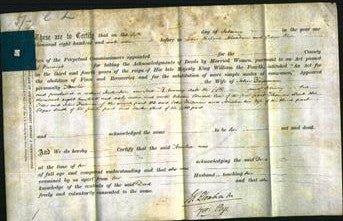 Deed by Married Women - Amelia Trueman-Original Ancestry