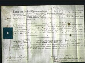 Deed by Married Women - Mary Mann Wells, Eliza Susan Evans-Original Ancestry