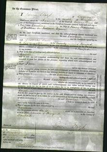 Court of Common Pleas - Caroline Mawsell-Original Ancestry