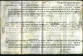 Deed by Married Women - Hannah Mitchell and Susey Susannah Sutcliffe-Original Ancestry