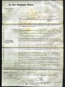 Court of Common Pleas - Margaret Gedge-Original Ancestry