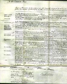 Court of Common Pleas - Hannah Mitchell and Susey Susannah Sutcliffe-Original Ancestry