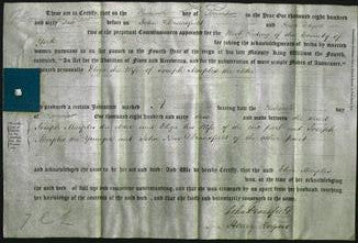 Deed by Married Women - Eliza Marples-Original Ancestry