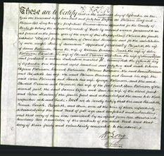 Deed by Married Women - Elizabeth Robinson, Emma Benham, Sarah Robinson, Elizabeth Frances, Ann Copas-Original Ancestry