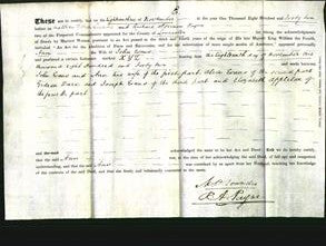 Deed by Married Women - Ann Evans-Original Ancestry
