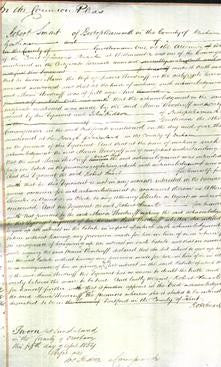 Court of Common Pleas - Maria Woodruff-Original Ancestry
