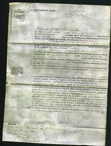 Court of Common Pleas - Harriet Miriam Smith-Original Ancestry