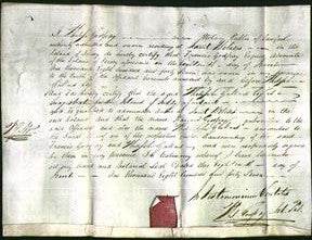 Notarial Certificate - Phillipe Gallard and James Godfray-Original Ancestry