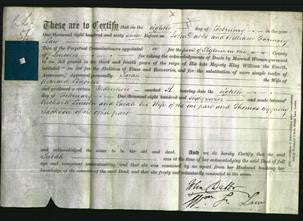 Deed by Married Women - Sarah Lincoln-Original Ancestry