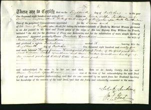 Deed by Married Women - Anne Twidale Grantham-Original Ancestry