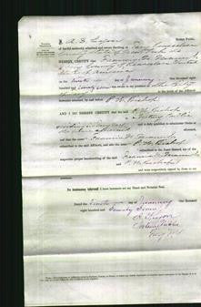 Notarial Certificate - A.D. Lyon, Franicis N. Namesh-Original Ancestry