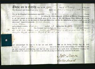 Deed by Married Women - Isabella Pearson Pattison-Original Ancestry