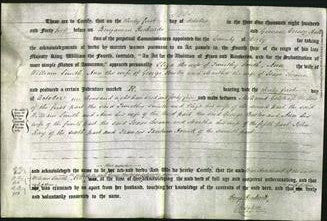 Deed by Married Women - Eliza Smith, Ann Smith, Ann Lowter and Martha Swann-Original Ancestry
