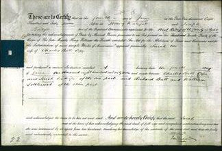 Deed by Married Women - Sarah Cope-Original Ancestry