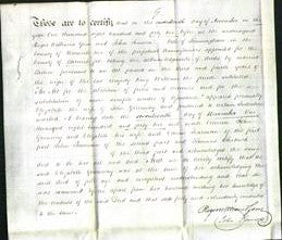 Deed by Married Women - Elizabeth Greenway-Original Ancestry