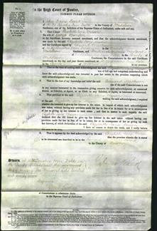 Deed by Married Women - Elizabeth Jane Mason Brendon #2-Original Ancestry