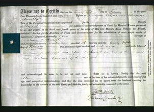 Deed by Married Women - Ann Woolliscroft-Original Ancestry