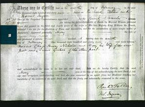 Deed by Married Women - Mary Nickolds-Original Ancestry