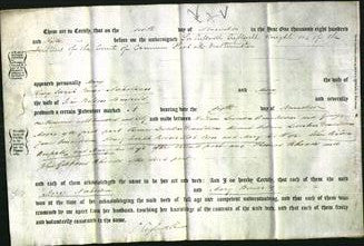 Deed by Married Women - Mary Nicholson and Mary Binfield-Original Ancestry