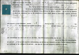 Deed by Married Women - Emily Anne Weight-Original Ancestry