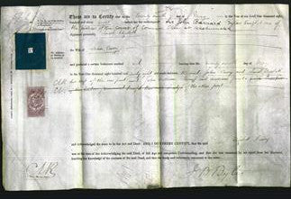 Deed by Married Women - Sarah Elizabeth Casey-Original Ancestry