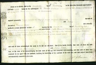 Deed by Married Women - Sarah Sophia Whitamore and Mary Lester-Original Ancestry