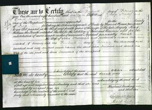 Deed by Married Women - Sarah Freeman-Original Ancestry