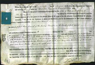 Deed by Married Women - Sarah Ann Mansell-Original Ancestry