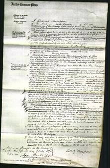 Court of Common Pleas - Sarah Frances Bonfield, Susannah Lewis, Mary Ann Lea, Fanny Maria Garfoot and Emma Brown-Original Ancestry