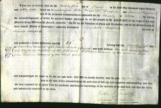 Deed by Married Women - Elizabeth Axford-Original Ancestry