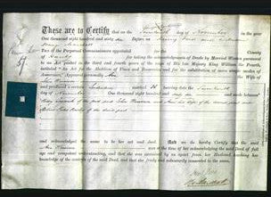 Deed by Married Women - Ann Harrison-Original Ancestry