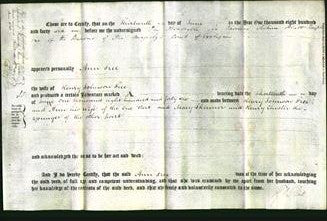 Deed by Married Women - Ann Fice-Original Ancestry