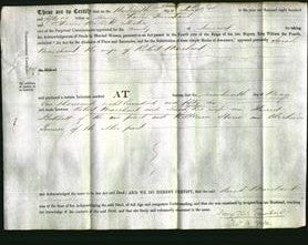 Deed by Married Women - Sarah Marchant-Original Ancestry