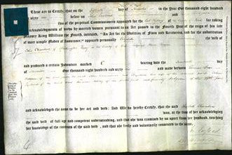 Deed by Married Women - Elizabeth Chambers-Original Ancestry