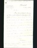 Letter of acknowledgement - Godfrey Lushington-Original Ancestry