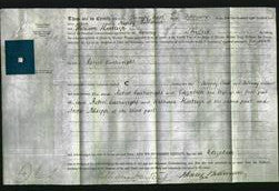 Deed by Married Women - Elizabeth Cartwright-Original Ancestry