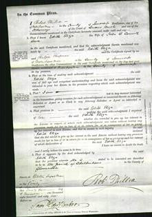 Court of Common Pleas - Edith Eliza Cave-Original Ancestry