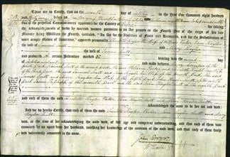 Deed by Married Women - Charlotte Hayler Parker, Jane Hayler Scutt and Mary Hayler Scutt-Original Ancestry