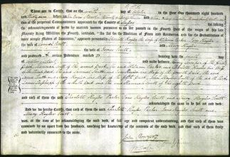 Deed by Married Women - Charlotte Hayler Parker, Jane Hayler Scutt and Mary Hayler Scutt-Original Ancestry