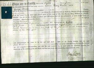 Deed by Married Women - Ann Parsons-Original Ancestry