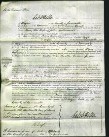 Court of Common Pleas - Mary Underwood-Original Ancestry