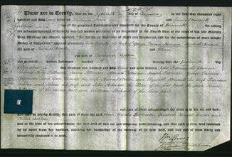 Deed by Married Women - Ann Ursula Jamieson, Elizabeth Rendall Walter and Selina Ashton-Original Ancestry