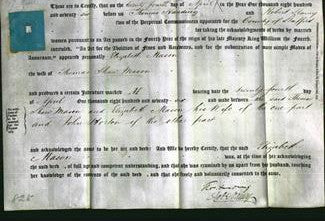 Deed by Married Women - Elizabeth Mason-Original Ancestry