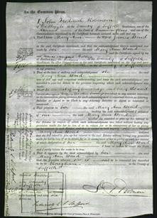 Court of Common Pleas - Mary Ann Bond-Original Ancestry
