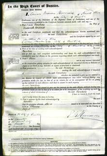 Court of Common Pleas - Caroline Cordeux-Original Ancestry