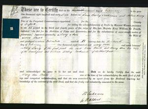 Deed by Married Women - Mary Ann Brook-Original Ancestry